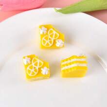 10件仿真卡通蛋糕咬合树脂配件批发，手工DIY工艺品，手机壳，冰箱贴材料 - 彩色 - 查看 16