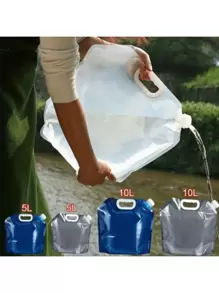 5L/10L便攜式可摺疊水桶：適用於戶外露營、野餐和燒烤! 露營必備物品