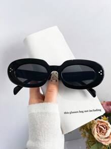 Nowe okulary retro prostokątne z ćwiekami, unisex, klasyczne, proste, stylowe, eleganckie i modne, odpowiednie do codziennego noszenia