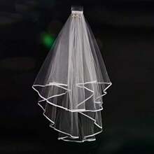 2 Stück transparenter Haarkamm, Damen Haarklammer Kamm mit 14 Zähnen, Plastik Brautschleier Kamm, exquisites Haarzubehör für Mädchen, Haarstyling Werkzeuge