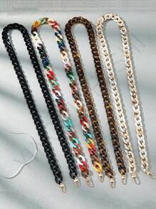 1 件长款斜挎手机挂绳，多色百搭手机吊坠，适合女性 DIY 手机壳链，时尚手机挂绳 - 彩色 - 查看 2