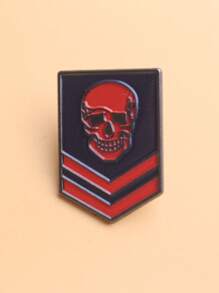 1 件创意复古金属滴油胸针，个性化时尚配饰，适用于服装、背包、送给朋友的礼物 - 彩色 - 查看 3