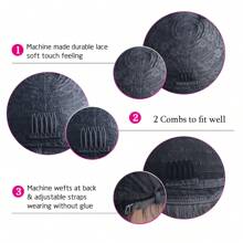 Black Finger Wave Human Hair Wig 4Inch Short Pixie Cut Wigs Brazilian Virgin Human Hair Wigs Finger Ocean Wave Wig Mommy Hair For Women