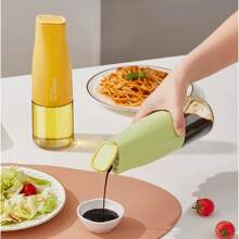 Glass Oil Pot, Household Automatic Opening And Closing, Kitchen Seasoning Bottle, Soy Sauce Vinegar Pot, Oil Bottle
