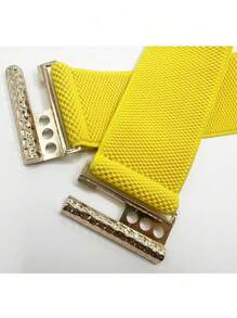 European And American Fashion Wide Waist Belt, Versatile Elastic Waist Dress/Coat Decorative Belt For Women