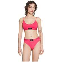 Calvin Klein Damski biustonosz Unline Zestaw Bikini Set w kolorze różowym