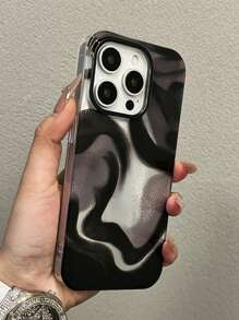 奢华豹纹贝壳纹理手机壳适用于 17ProMax 17Pro 17Air 17 16 15 14 Plus 13 12 Pro Max 11 时尚防震后壳