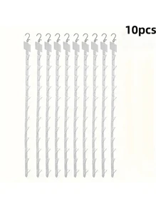 4/6/10 peças, Faixa de plástico para pendurar em exposição de supermercado - Ganchos e clipes para produtos, incluindo ganchos, suprimentos de compras