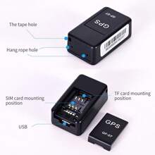 [Real-Time GPS Tracker] Real-Time Mini GPS Tracker For Vehicles - No Monthly Fee Wireless Hidden GPS Trackers Device For Car With Smart Phone App - 2PCS - View 2