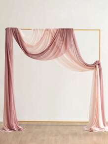 1 Set Square Metal Arch Frame, Can Support Balloon Arch, Suitable For Wedding Decoration, Anniversary Decoration, Birthday Party Backdrop, Baby Shower Decoration, Gender Reveal Party Decoration, Home Decor, Yard Decor, Bachelor Party Decor, Outdoor Lawn Arch Decor, Wedding Decor, Birthday Gift, Birthday Decoration, Fake Flower Arch Decor With Cling Film, Party Favor - Metal Arch - View 9