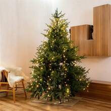 1 szt. lampki choinkowe w kształcie wodospadu, z obręczą na górze, 3 m/118,11 cala, zasilane przez USB, 8 trybów oświetlenia, lampki sznurkowe do użytku wewnątrz/na zewnątrz na Boże Narodzenie, Halloween, do sypialni, biura, na przyjęcie w ogrodzie (ciepła biel/wiele kolorów)