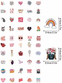 250 stuks Self Love Sticker Esthetische Cartoon Decals Voor Waterfles Laptop Bagage Scrapbook Telefoon Waterdichte DIY Sticker