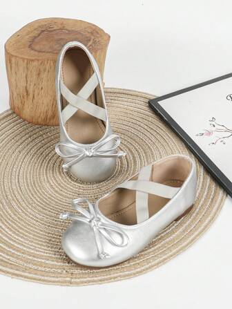 Non-Slip Princess Shoes For Girls, Simple Design, Spring/Summer/Autumn, New Model 2025, Medium Size Children Casual Flats