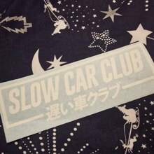 1 Pc Slow Car Club JDM Decal, Vinyl Japanese Car Kanji Bumper Window Sticker, Easy To Apply - one-size - View 4