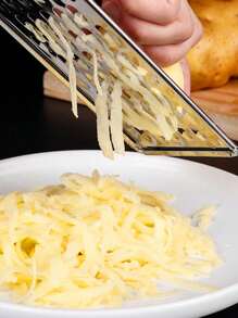 1 Set Vegetable & Fruit Slicer, Carrot Slicer, Potato Slicer, Vegetable Slicer, Multi-Function Kitchen Vegetable Slicer (Suitable For Lemon), Multi-Function Stainless Steel Lemon Slicer And Cheese Slicer, Stainless Steel Multi-Function Slicer, Scraper, Lemon Slicer, Cheese Grater, Cheese Slicer, Multi-Function Stainless Steel Garlic Slicer, Ginger Mincer, Cheese Slicer, Manual Ginger Slicer, Creative Household Cheese Slicer - Silver - View 7