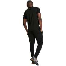 11 Degrees Pantalon long noir mince pour hommes