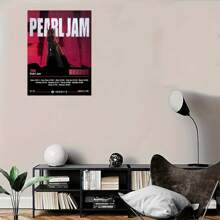 1 幅无框海报墙面艺术“十”专辑封面艺术 - 帆布海报，非常适合音乐爱好者，是卧室、客厅、办公室装饰的理想礼物 - 彩色 - 查看 3