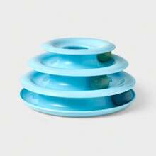 3 Layer Trackball Interactive Cat Toy  - Blue - Blue - View 1