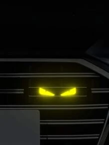 Luz radiante de malla LED para coche, lámpara decorativa de malla para coche, luces de circulación diurna, modificación del ambiente exterior, ojo del diablo - Multicolor - Ver 3