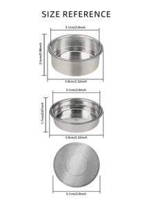 Cesta de filtro sin fondo presurizada de doble capa de 51 mm de acero inoxidable con tamiz para portafiltros de 51 mm, accesorios de café de vuelta al colegio