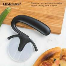 1 pièce Roulette à pizza en acier inoxydable 304, lame de coupe de gâteau et de pizza pour la cuisine et la cuisson