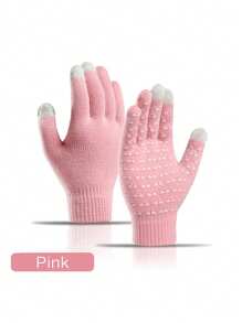 1 双女士秋冬触屏手套，保暖合身，适合情侣佩戴，适合节日、运动、休闲、商务等各种场合 - 彩色 - 查看 2