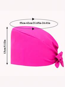 1pc Solid Color Polyester Protective Cap, Adjustable For Men & Women, Suitable For Beauticians, Dental Nurses, All Seasons - Multicolor - View 7