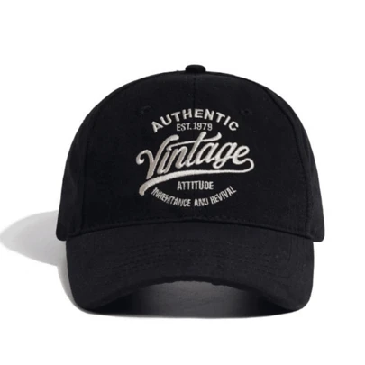 قبعة بيسبول مطرزة بالإنجليزية بطراز ياباني قديم للنساء، قبعة شمس عادية للشارع واليومي