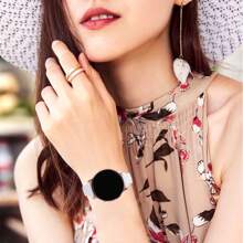 Slim Strap Compatible With Samsung Galaxy Watch 7 6 5 4 Band 40mm 44mm/Galaxy Watch 6 Classic Bands 43mm 47mm, 20mm Soft Replacement Bands Compatible With Samsung Watch Bands For Women