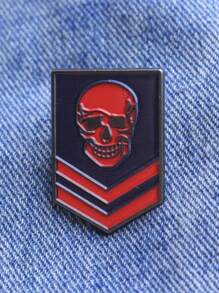 1 件创意复古金属滴油胸针，个性化时尚配饰，适用于服装、背包、送给朋友的礼物 - 彩色 - 查看 1