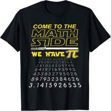 Come To The Math Side We Have Pi - Math Geek   Nerd T-Shirt T-Shirt Women's Plus Size Graphic Tee - màu đen - Xem 1