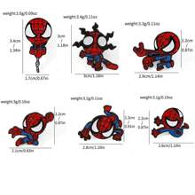 Disney 1/6 szt. Zestaw broszek z postaciami z kreskówek Spersonalizowany do góry nogami Spider-Man Emalia Pin Plecak Odzież Biżuteria Metalowa odznaka Akcesoria Prezenty dla przyjaciół