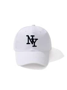 1pc Women's Plain Color NY Embroidery Hook And Loop Baseball Cap, Suitable For Outdoor Sports, Daily Wear In Spring, Summer, Autumn - A - View 19