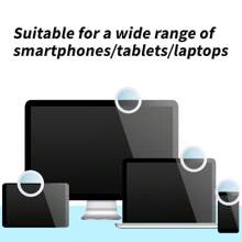 1 pièce Mini éclairage de remplissage portable à pince, éclairage de remplissage LED pour selfies, pour téléphones portables et ordinateurs, maquillage, conférence Zoom, diffusion en direct, vlog, selfies et appels vidéo parfaits 150mAh