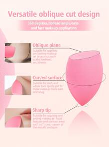 1pc Makeup Sponge, Seamless Foundation Application, Travel Friendly, Holiday Gift