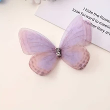 100/200pcs Mini Fabric Butterflies, 3D Realistic Pastel Butterflies Decor, Suitable For DIY Crafts, Nail Art, Photography Props, Headpieces, DIY Hair Clips, Headbands, Bouquet Decor, Jewelry Making Supplies, Home Decor, Party Decor, Wedding Decor, Easter Decor, Thanksgiving Decor, Garden & Yard Decor, Party Backdrops, Great Gift Choice