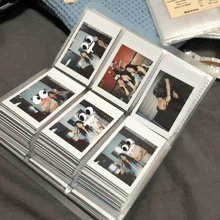 1 Pc 3 Inch Album Book Train Movie Tickets Multi-Functional Storage Book Stargazers Small Card Postcards Three Grids Organizer Book Travel Memory Collector Goddess Essential For Global Fans Photo Collecting Enthusiasts Universal.