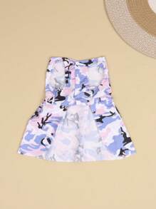 A Pet Non Stretch Polyester Thin, Sweet And Cute Style Pet Dress With Cartoon Printed Cute Bow Dress Suitable For Teddy Bears To Wear All Year Round And Be A Happy Dog (The Product Is Non Stretch And Tends To Be Small, It Is Recommended To Purchase In Sizes 1-2 Larger) - Multicolor - View 5