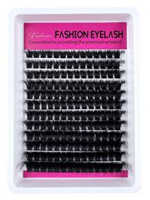 240 peças/216 peças/192 peças/168 peças 8D Luxo Fofo e Macio DIY Cluster Lashes - 10-20mm Comprimento Misto Extensões de Cílios 0,07mm Russo DD Curl Grosso e Reutilizável Cílios Dramáticos, Fácil de Usar Reutilizável - 12 Bandejas 60D/80D/100D/120D/160D Pacote de Variedades