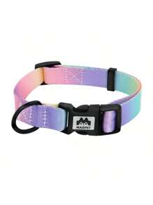 1pc Collar, Pet Color Gradient Collar, Suitable For Small, Medium And Large Pets
