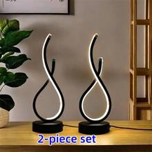 1 Stück klassische Schlangen-förmige spiralförmige LED-Schreibtischlampe - Schlafzimmer-Dekor Nachtlicht mit 3-farbiger dimmbarer Steuerung, USB-betrieben, moderne dekorative Lampe für Zuhause, Büro, Bar, Party, Schreibtisch-Beleuchtung, Mode-Lampe für das Jahr der Schlange