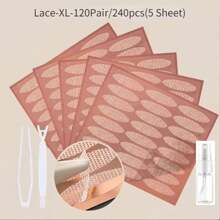 蕾丝网眼橄榄形眼皮贴 隐形双折眼影贴 美妆眼皮工具 180-240片，化妆品，便宜，房间装饰，梳妆台，旅行，卧室，化妆配件，便宜，圣诞礼物，化妆品，化妆工具，便宜货，礼物，女士礼物，圣诞礼物 - 裸色 - 查看 10