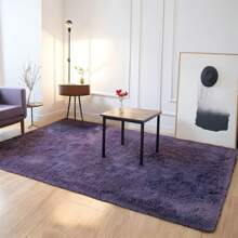 Area Shag Rug For Living Room Bedroom Nursery Room, Machine Washable Fluffy Shaggy Runner Rugs With Rubber Backing For Kitchen Dining Room, Indoor Aesthetic Decor Fuzzy Thick Modern Carpet For Entryway Laundry Room Game Room - 紫色 - 查看 8