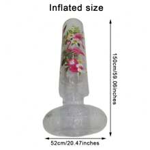 1pc Inflatable Flamingo Punching Bag - PVC Vertical Punching Bag For Karate, Taekwondo And Fitness Training, Boxing Accessories, Colorful Tropical Design