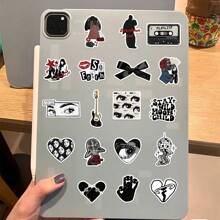 50PCS Y2k Stickers Aesthetic Vinyl Stickers High Quality Stickers Decals Scrapbook,Journaling,Laptop,Bumper,Skateboard,Water Bottles,Computer,Phone Stickers Can Bring A Lot Of Fun To Your Life,The Perfect Gift For Adults - Multicolor - View 5