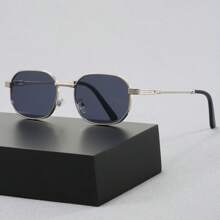 1 par de gafas de moda vintage estilo Y2K cuadradas, gafas de viaje para exteriores y playa, decoración personalizada, gafas de moda estilo street snap