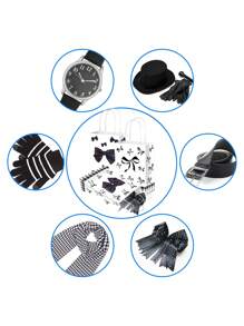 2/4/8件黑色蝴蝶结手提袋,礼品包装袋,礼品手提袋,婚礼派对节日礼品手提袋,糖果手提袋,烘焙饼干包装手提袋,情人节装饰礼品包装袋,生日礼物手提袋,男友礼物手提袋 (随机款式混搭) - 彩色 - 查看 6