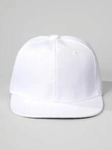 1 chiếc mũ vành phẳng màu trơn, có thể điều chỉnh, thích hợp cho bé trai và bé gái, mùa xuân/thu, du lịch, nghỉ mát biển. - mũ bóng chày vành phẳng - Xem 15