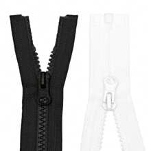 2 Peças Zíperes #5 Separadores de Resina, Zíperes Removíveis, Adequados para Costura Doméstica DIY, Substituição de Zíper