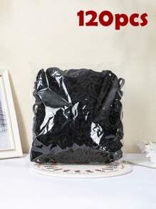 120 件/20 件女士随机混合纯色发带，优雅、有弹性、休闲，适合日常发型，黑色/咖啡色/莫兰迪色，4 厘米/1.57 英寸 - 彩色 - 查看 10